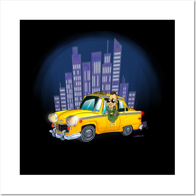 taxi driver Wall Art by Carmona